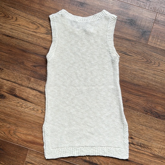 LOFT XS Petite Cream Knit Tank Top. - Picture 6 of 6